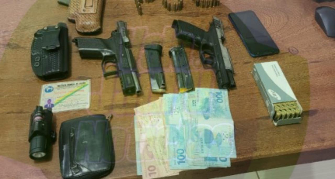 Polícia Civil prende segurança privado suspeito de vender armas no interior