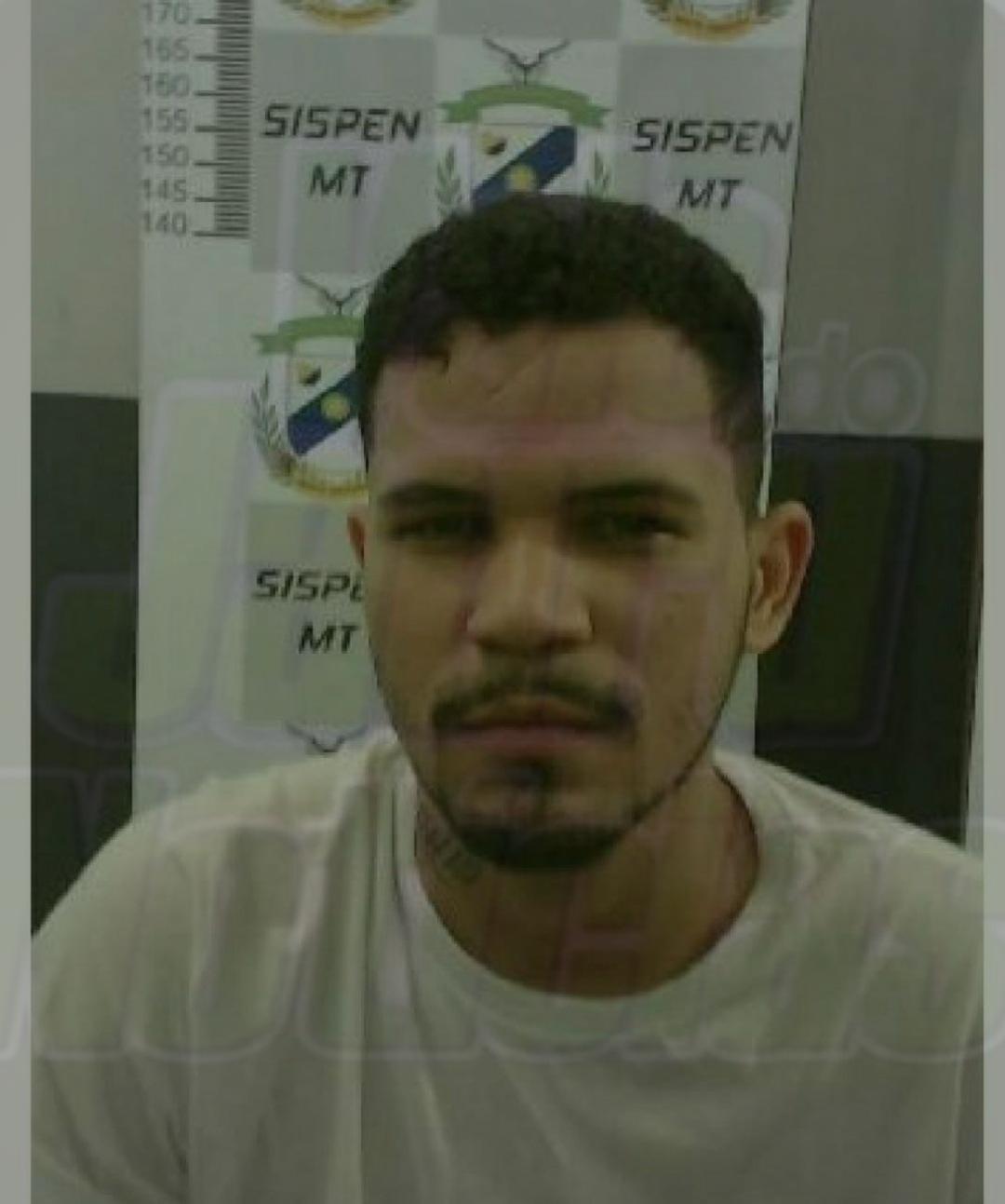 Preso que fugiu de hospital em Cuiabá tem tatuagem no pescoço