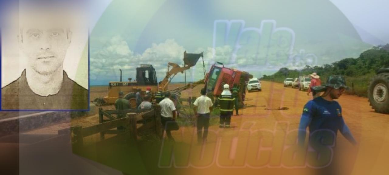 VÍTIMA MORRE ESMAGADA POR CAMINHÃO DURANTE TRABALHO EM FAZENDA NA ZONA RURAL DE CÁCERES