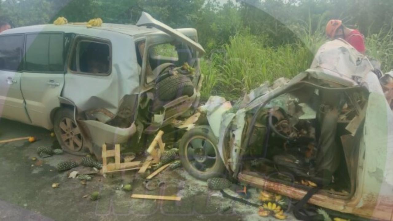 Acidente envolvendo uma Pajero Mitsubishi e um veículo utilitário deixa uma pessoa morta na MT 010