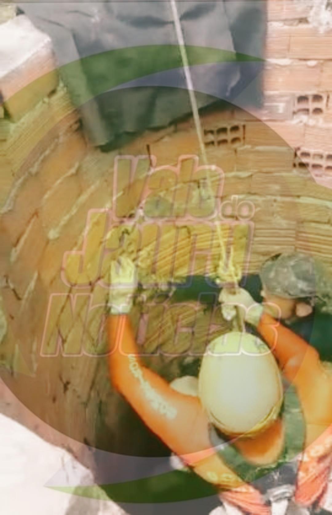 Bombeiros resgatam trabalhador de poço de fazenda em Leverger