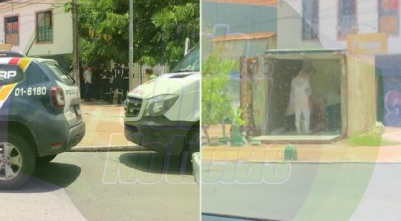 Caminhão-baú carregado com carne tomba em Cuiabá