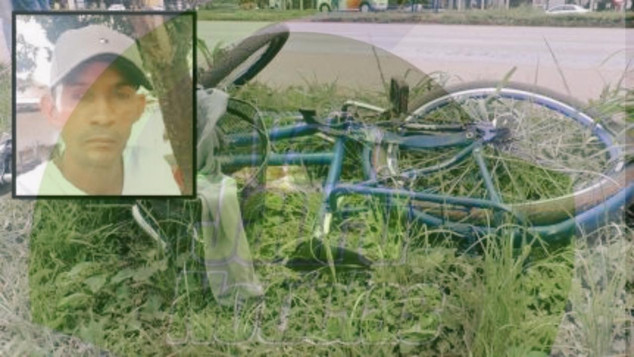 Ciclista tenta atravessar rodovia e morre atropelado no Nortão