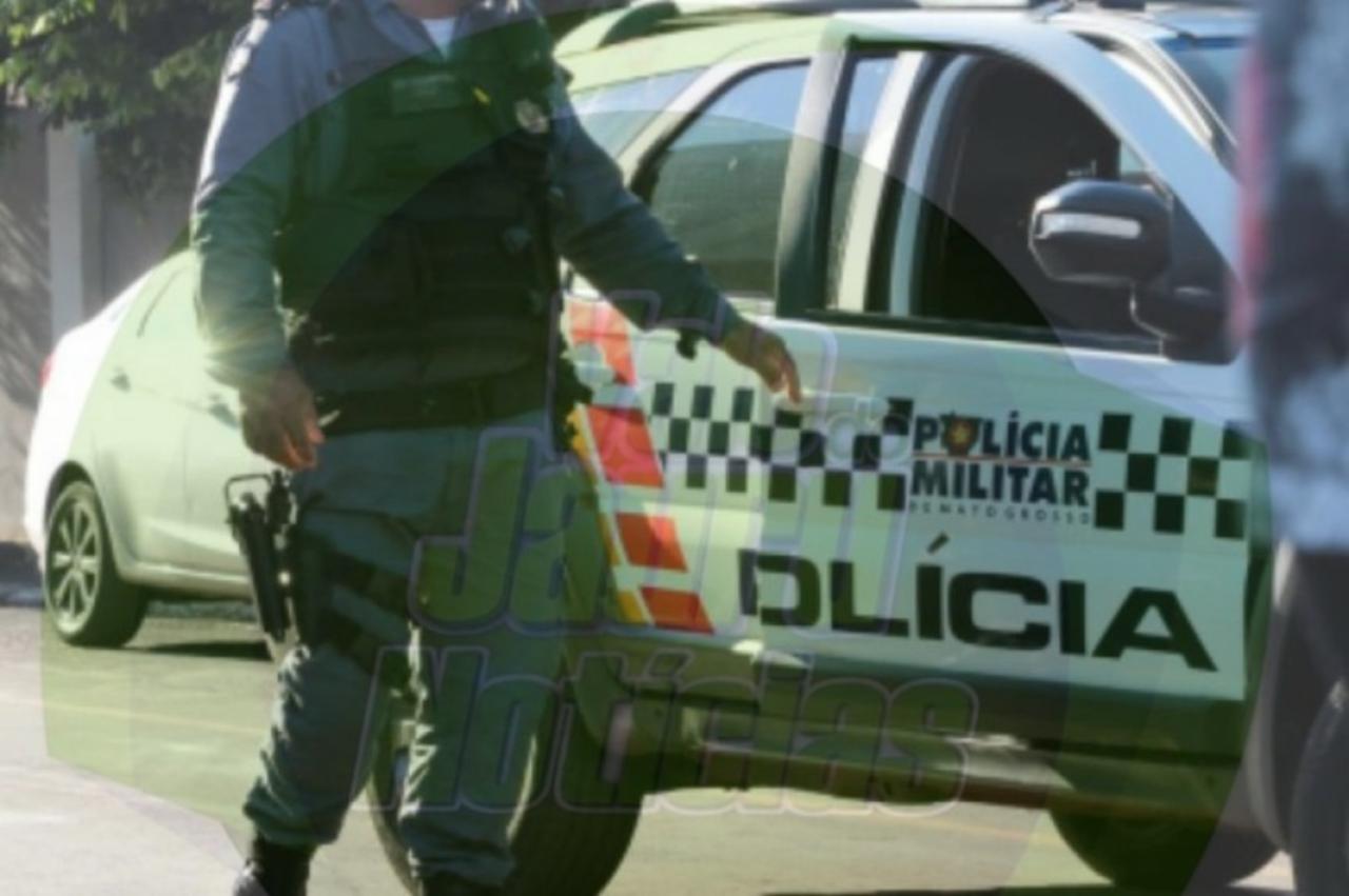 Homem bate na esposa e ameaça militares alegando ser de facção em Jaciara MT