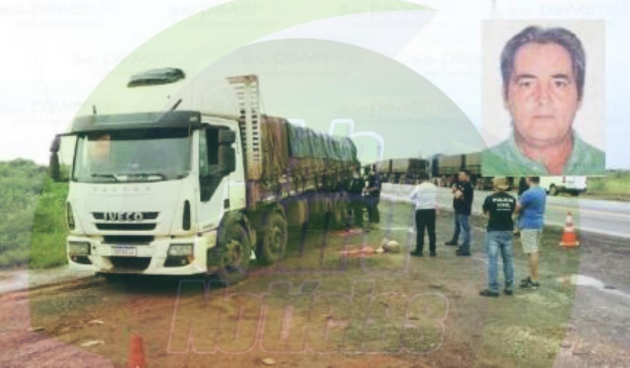 Homem morre esmagado durante manutenção de carreta