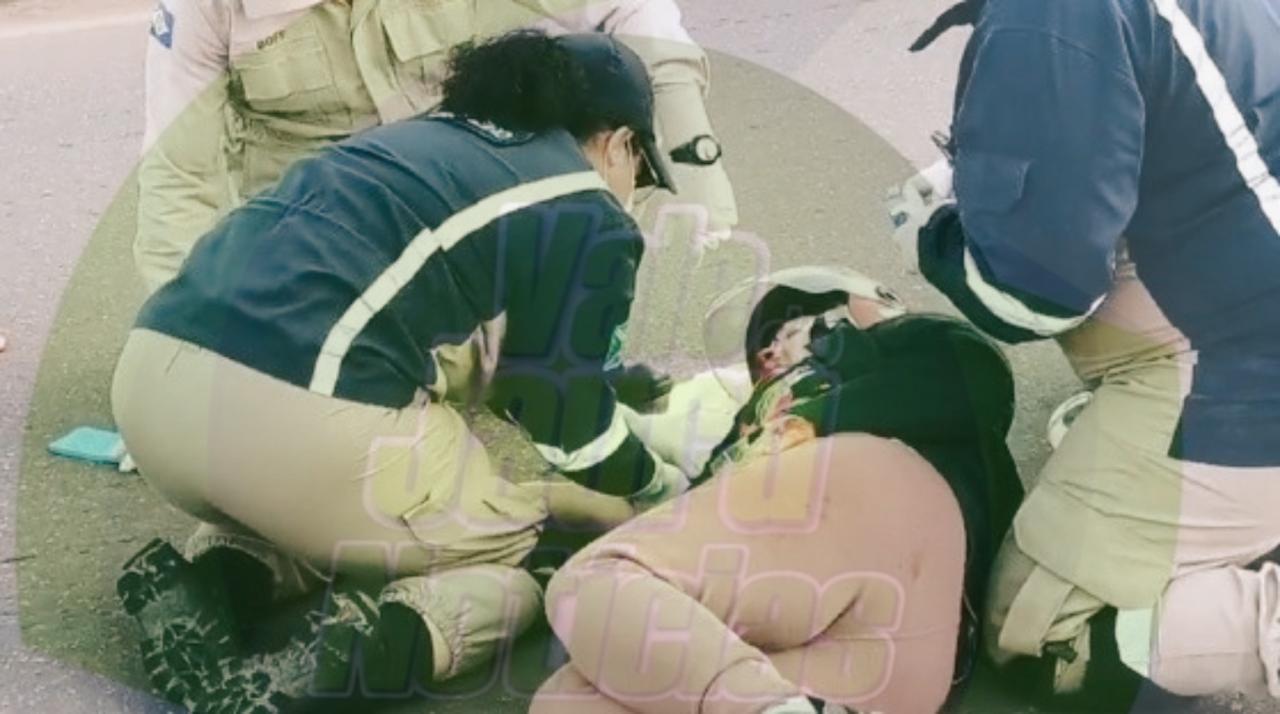 Idosa ciclista é atropelada por HB20 em avenida de Sinop