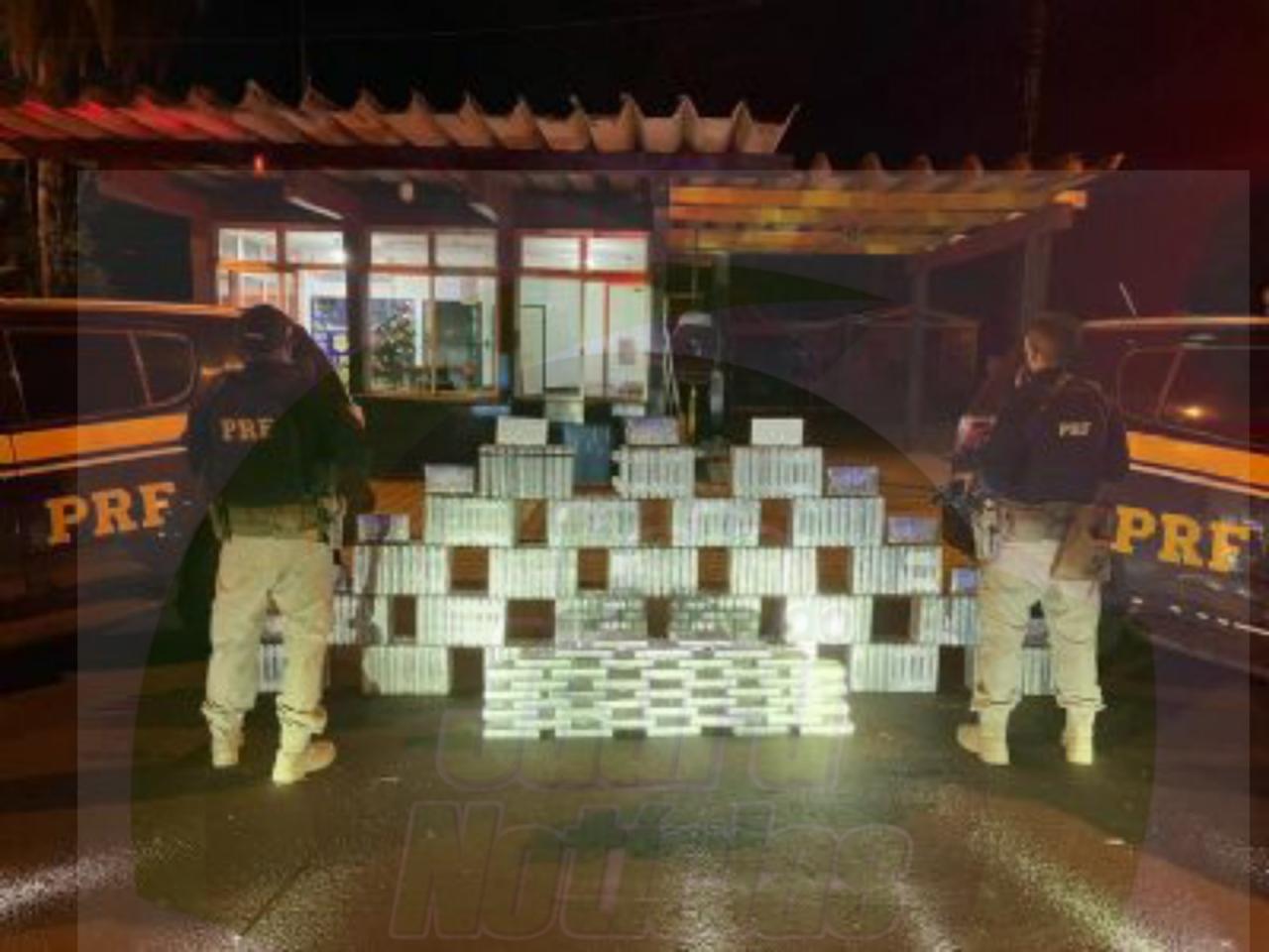 Mais de 329 kg de cocaína são interceptados durante fiscalização na BR-364