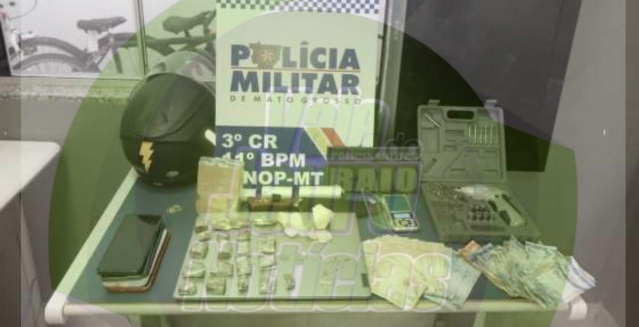 Polícia Militar prende casal por tráfico e receptação em Sinop