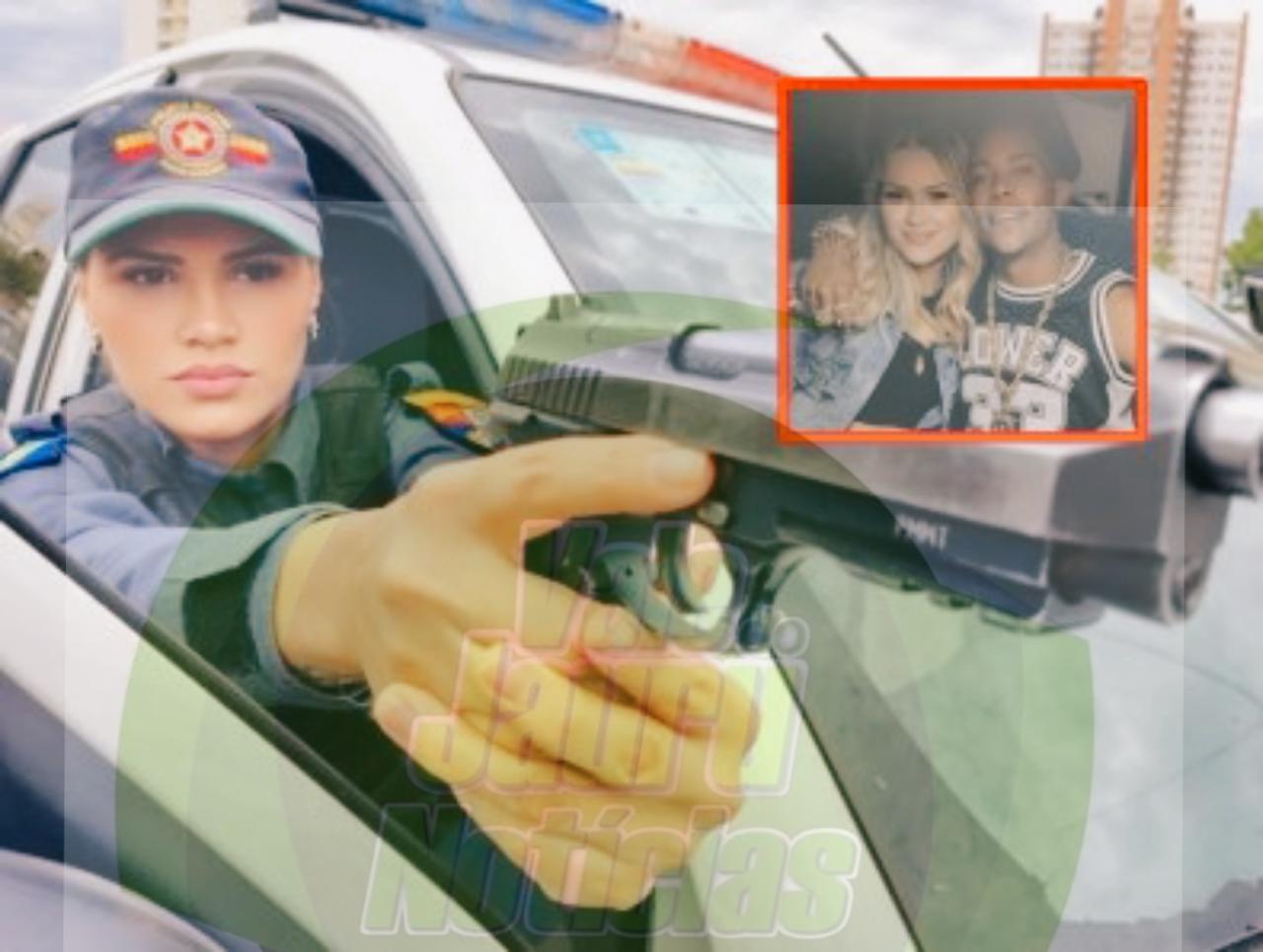 Soldada da PM publica foto com Mc Poze do Rodo e é criticada por colegas