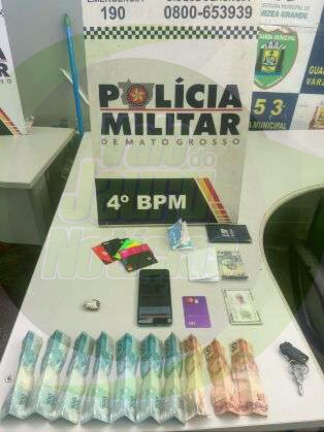 Estelionatários são presos tentando sacar dinheiro de tenente da PM em VG