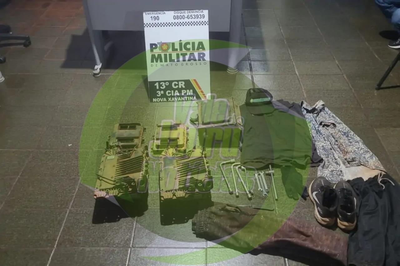 Homem sai da prisão e é detido novamente suspeito de furto de módulos em MT