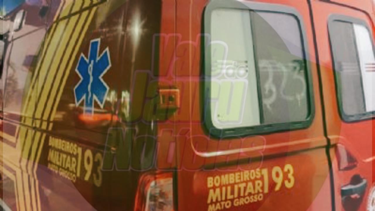 Mãe e filhos são atropelados por motociclista em Sinop MT