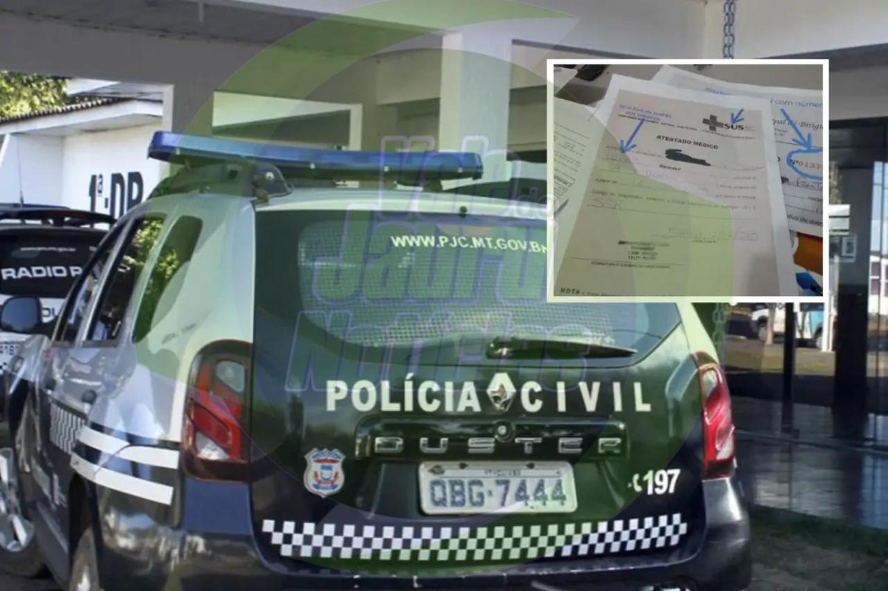 Polícia desarticula quadrilha que vendia atestado médico a R$ 40 em Cuiabá MT