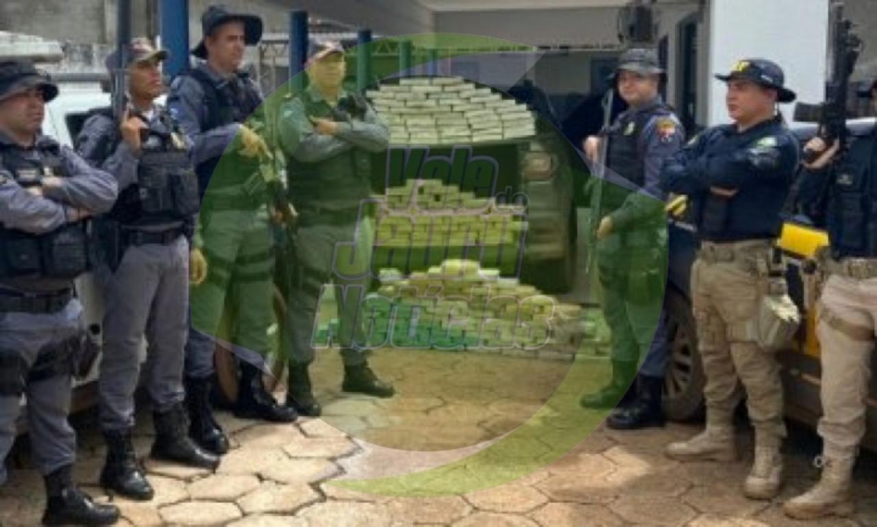 Polícia Militar e PRF apreendem 150 tabletes de cocaína em  MT
