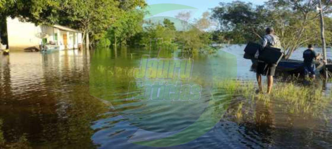 Rio Paraguai ultrapassa altura de cinco metros e aproxima da cota de alerta