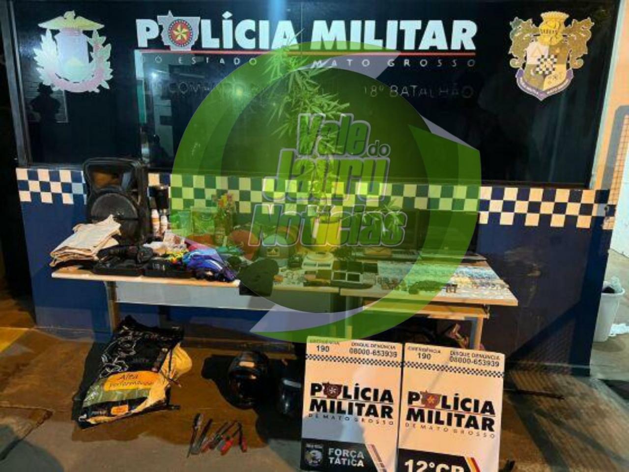 Sete pessoas são presas por formação de quadrilha e tráfico em Pontes e Lacerda