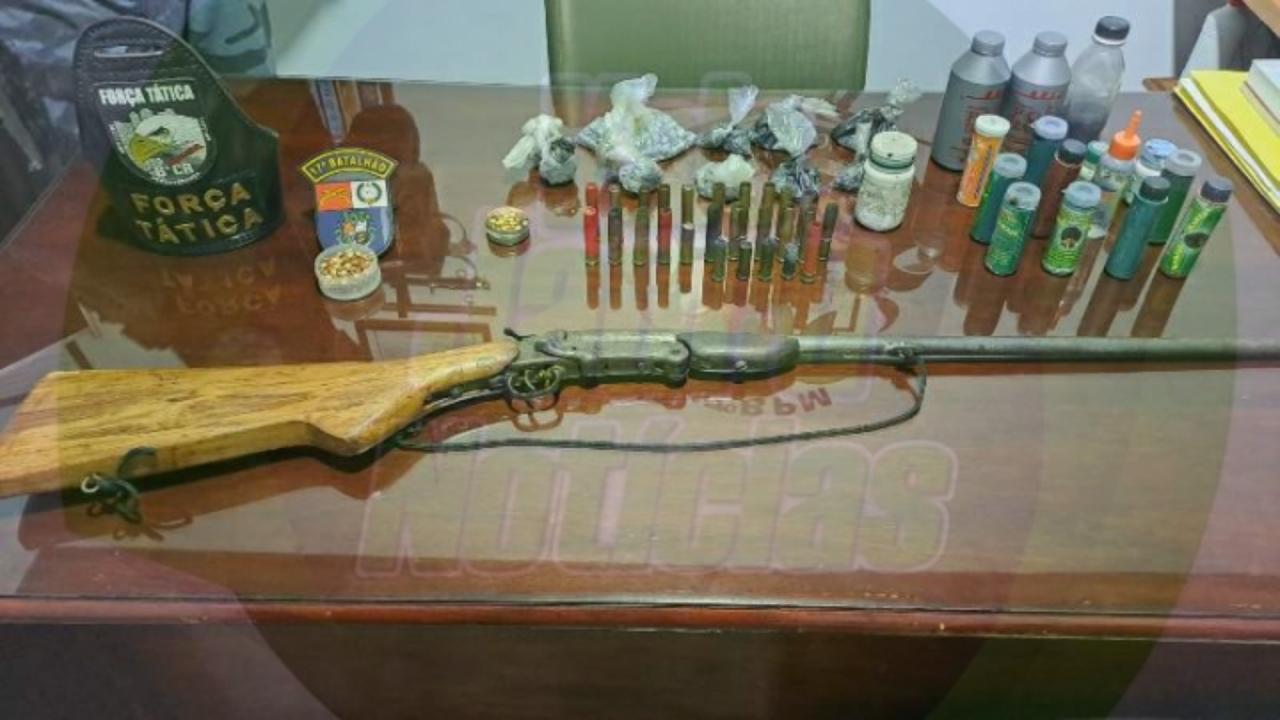 SUSPEITO É PRESO PELA PM APÓS TENTAR MATAR DESAFETO EM QUATRO MARCOS MT