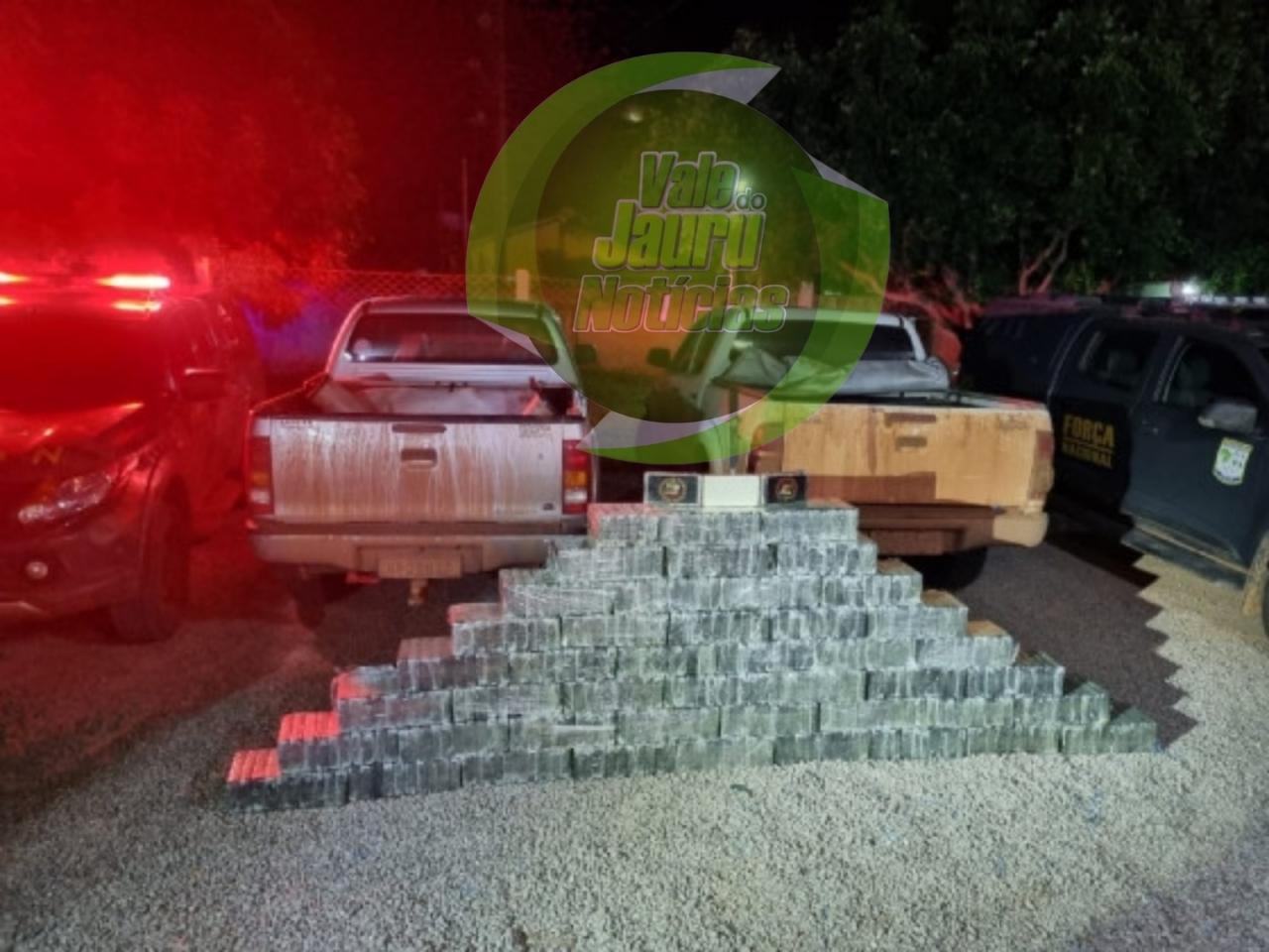 Gefron e Exército apreendem 450 kg de cocaína enterrada em mata de Vila Bela