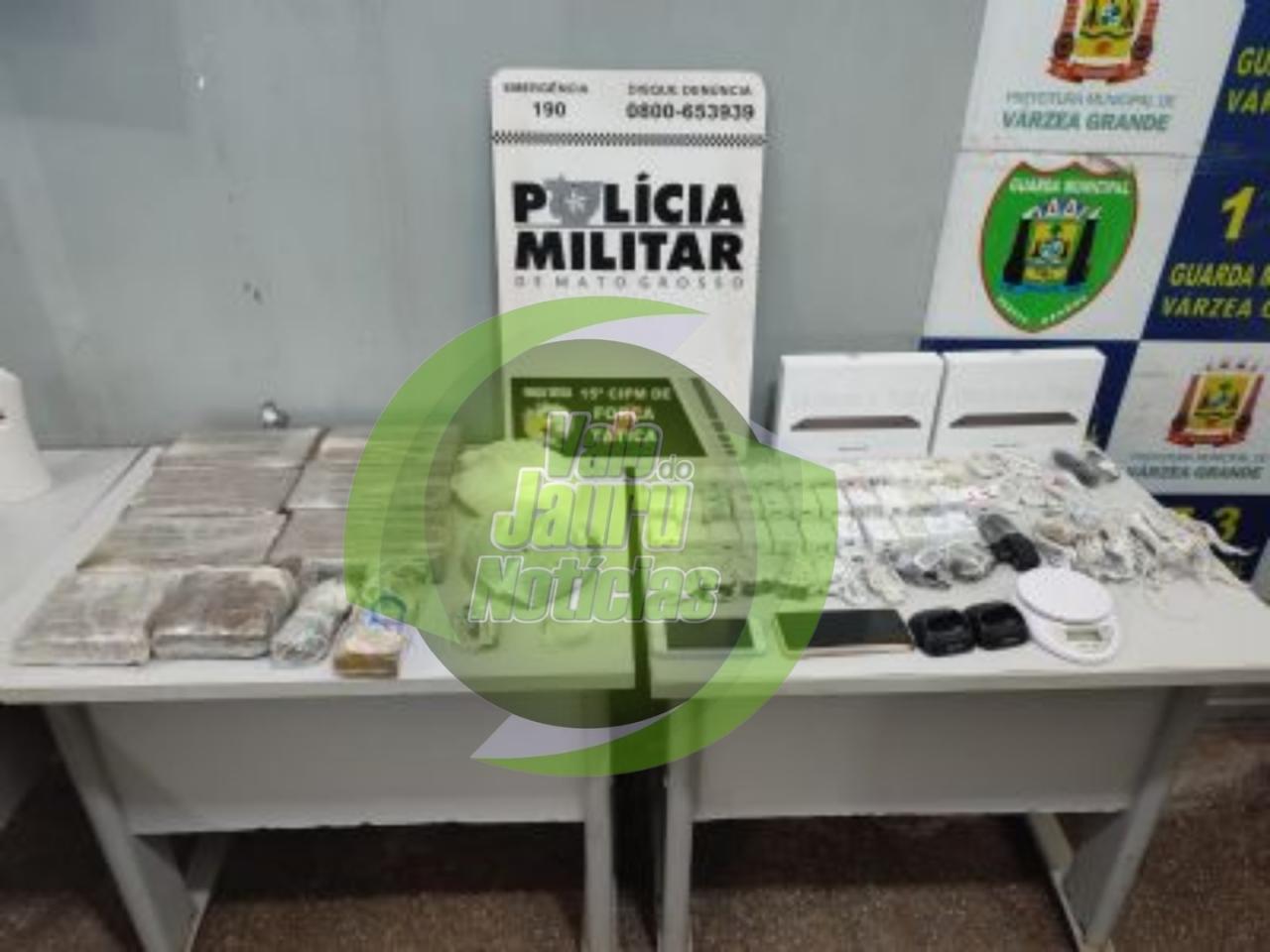 Duas mulheres são presas com oito quilos de maconha em Várzea Grande