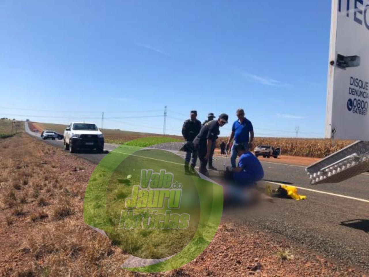 Homem morre atropelado enquanto pedia carona no acostamento de rodovia de MT