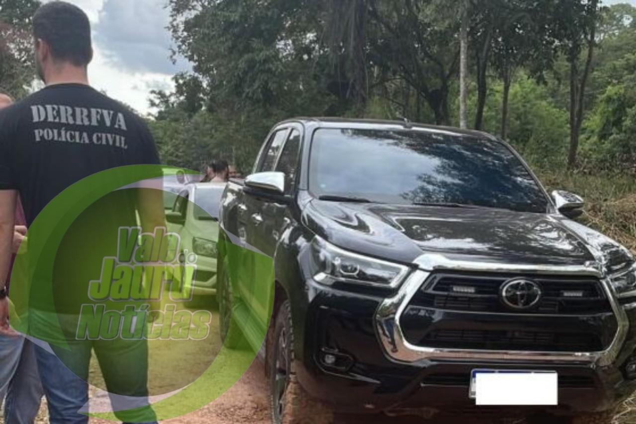 Polícia encontra Hilux furtada de Secretário de estado Segurança Pública
