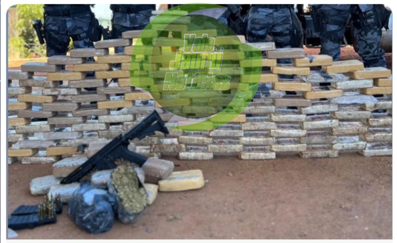 Força-tarefa apreende 160 tabletes de droga avaliada em R$ 3 milhões