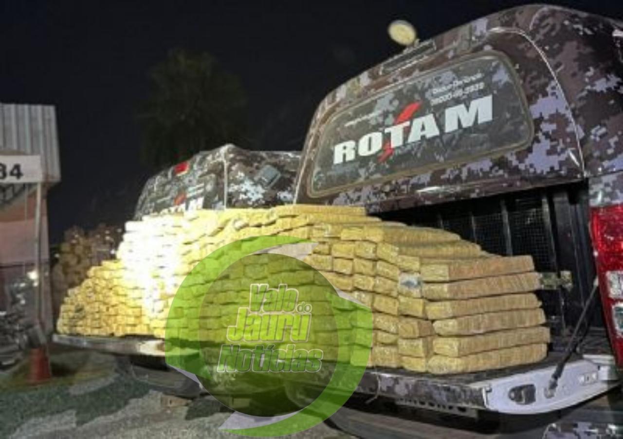 Mais de 300 kg de maconha são apreendidos pela Rotam em Cuiabá