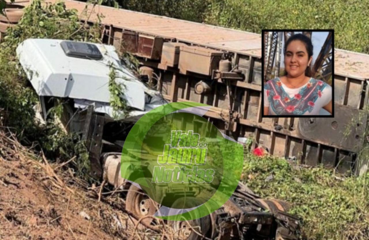 Passageira de caminhão que morreu em acidente na BR-163 tinha 17 anos