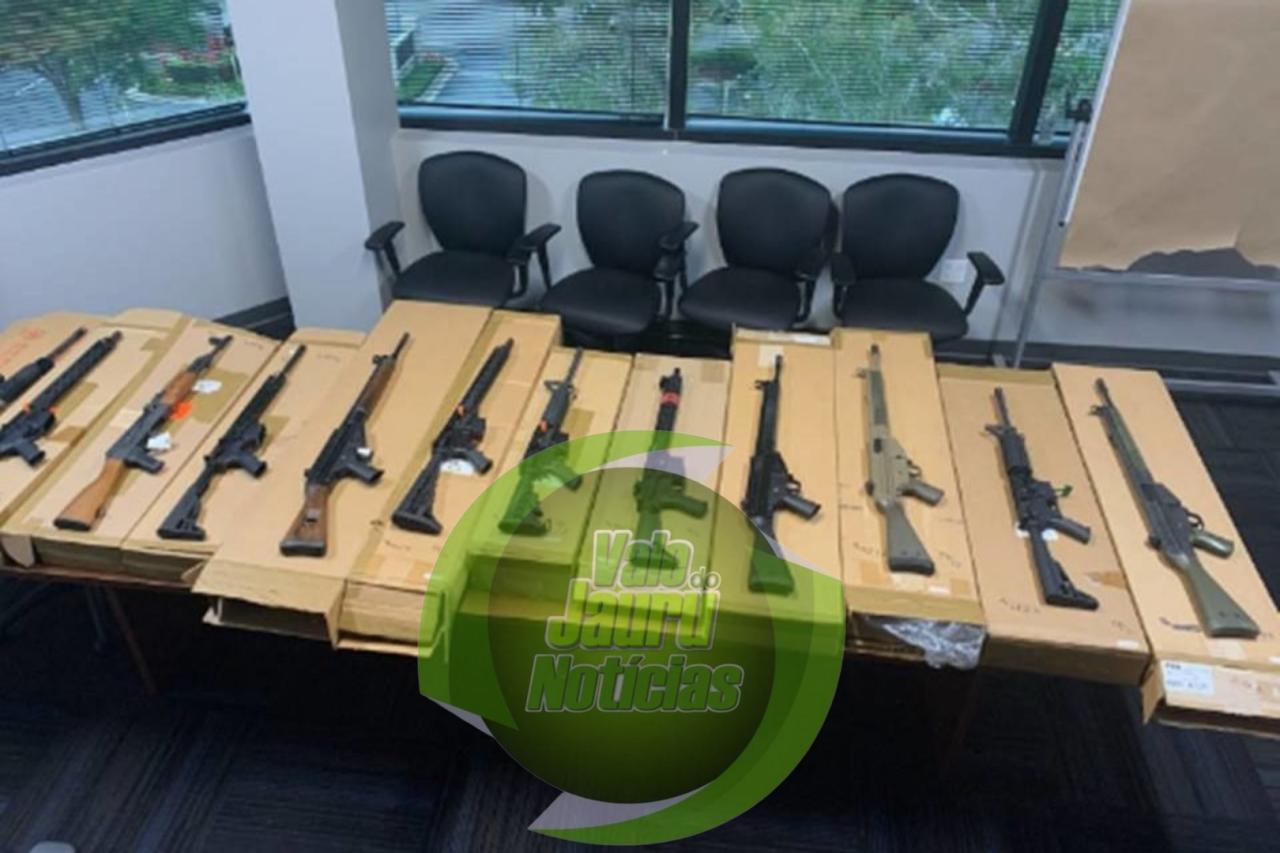 PF e polícia americana apreendem 12 fuzis nos EUA que seriam enviados ao Brasil