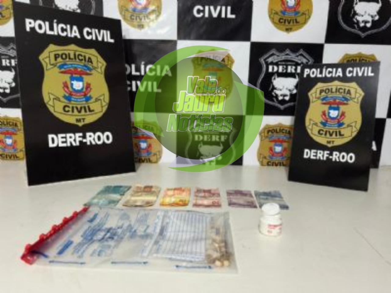 Traficante é preso com 41 porções de cocaína em Rondonópolis