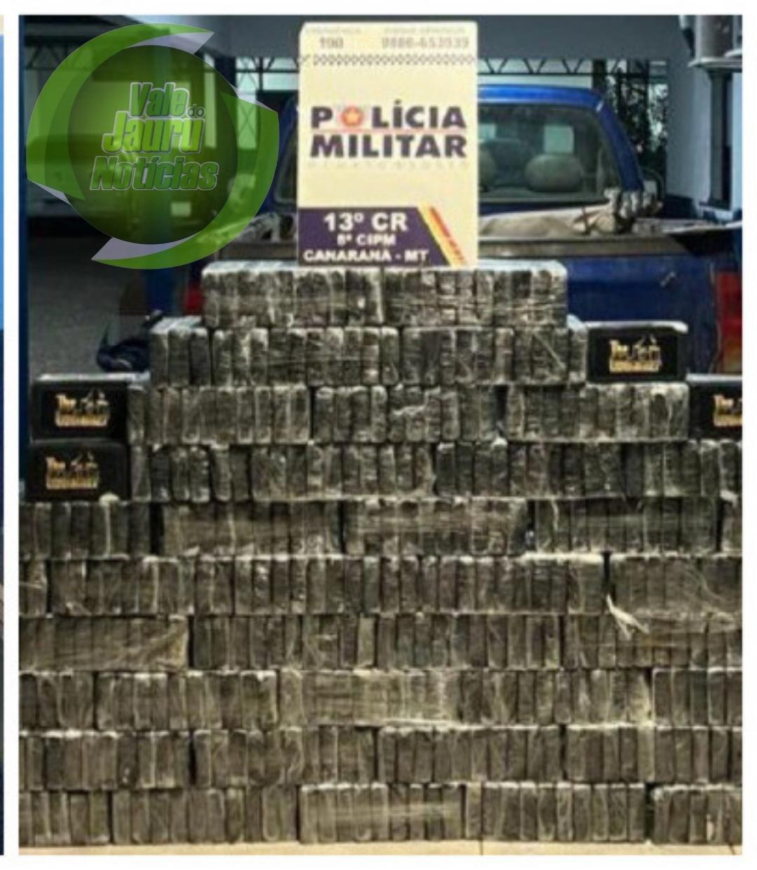 Agente da PRF de Rondônia é preso com mais de 500 quilos de cocaína em Mato Grosso