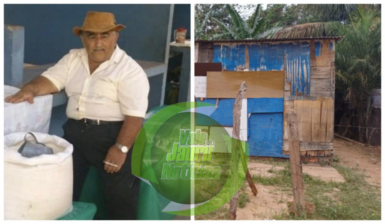 Assaltantes invadem sítio e matam idoso de 78 anos que trabalhava como feirante