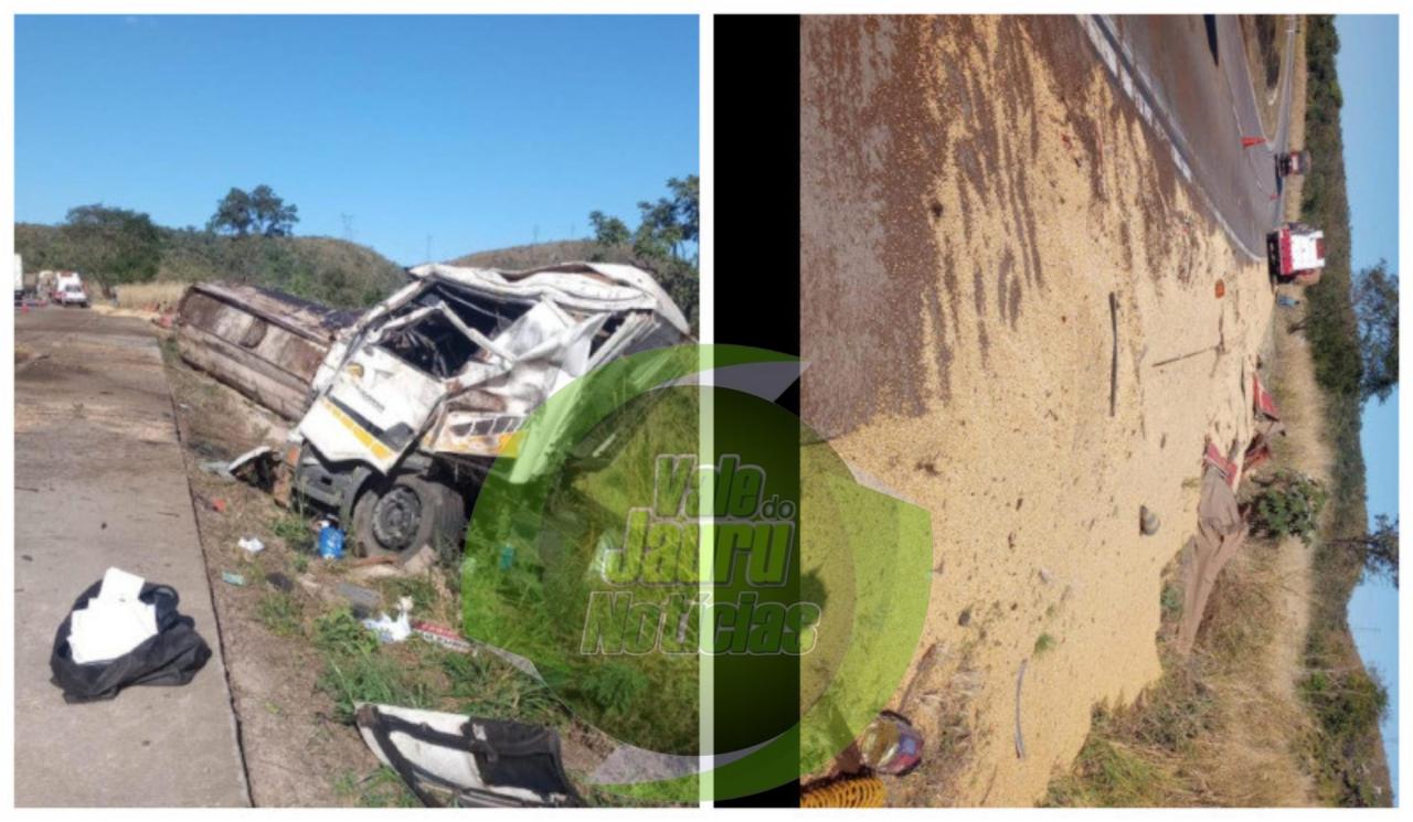 Carretas de soja e de combustível colidem e atrapalham trânsito na Serra de São Vicente