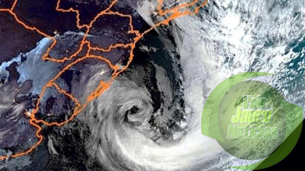 Novo ciclone extratropical se forma no sul do Brasil trazendo frio e chuva para algumas regiões do país