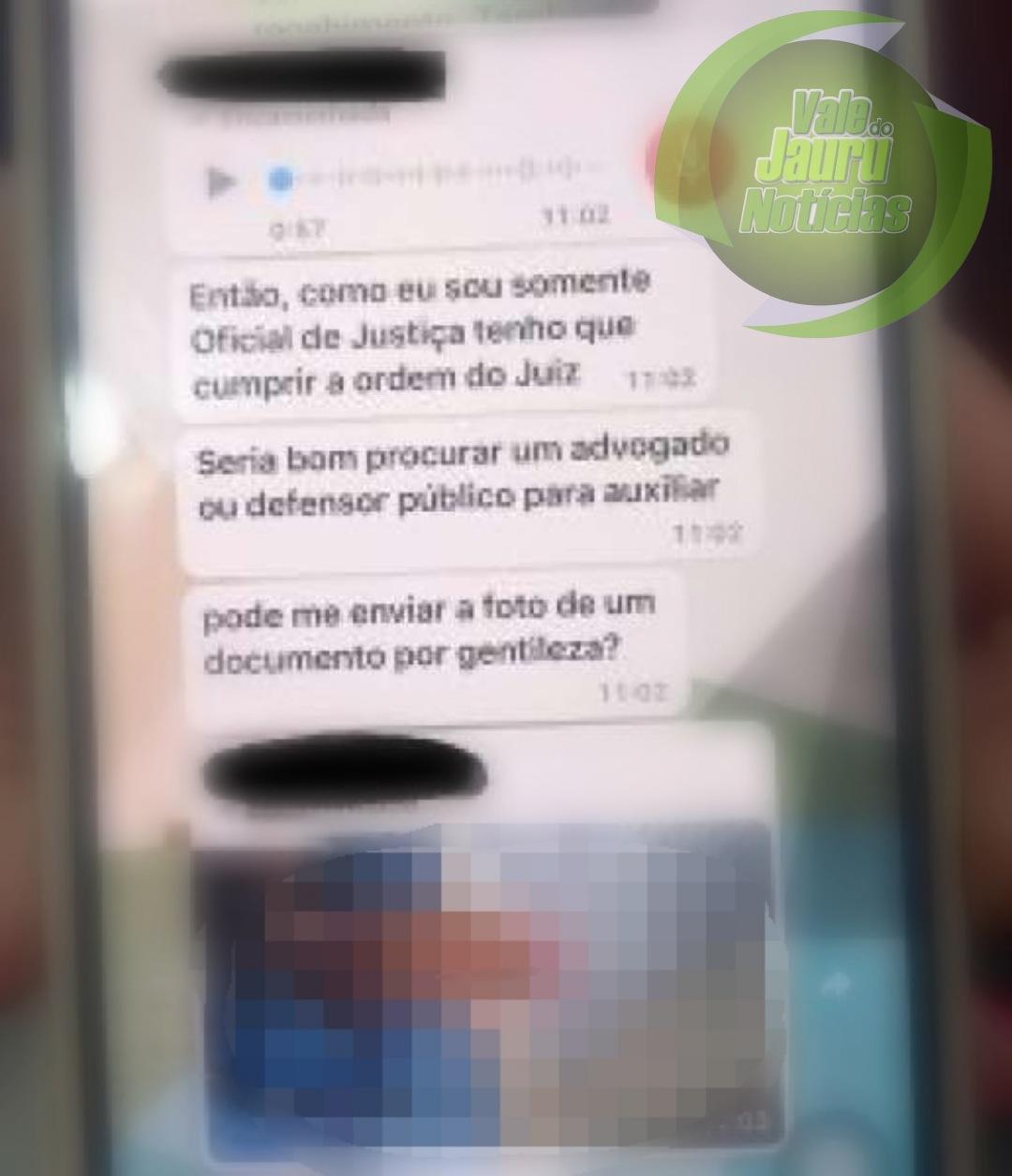 Oficial de Justiça recebe foto de pênis ao notificar devedor de pensão