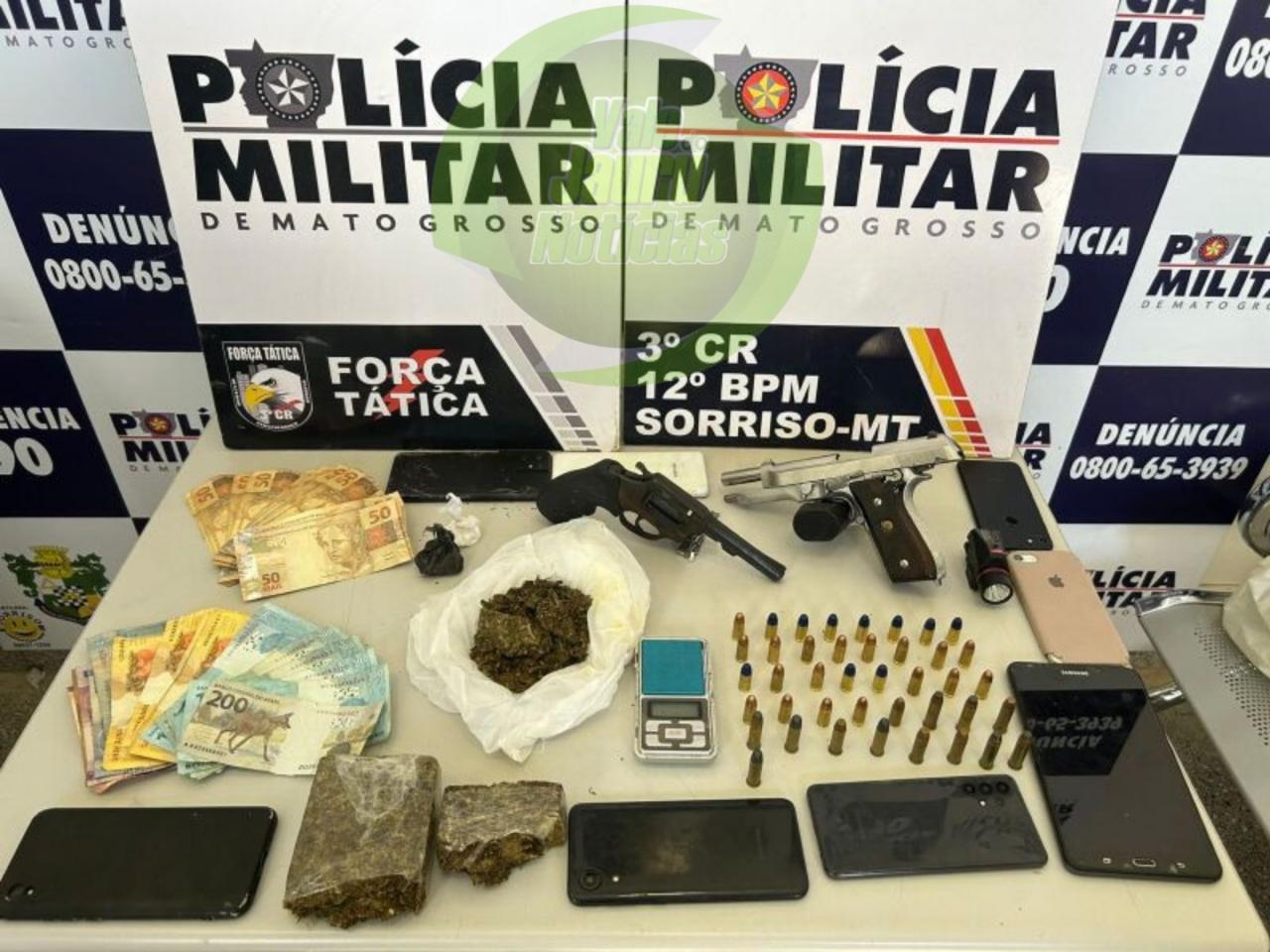 PM prende três responsáveis por tentativa de chacina em Sorriso