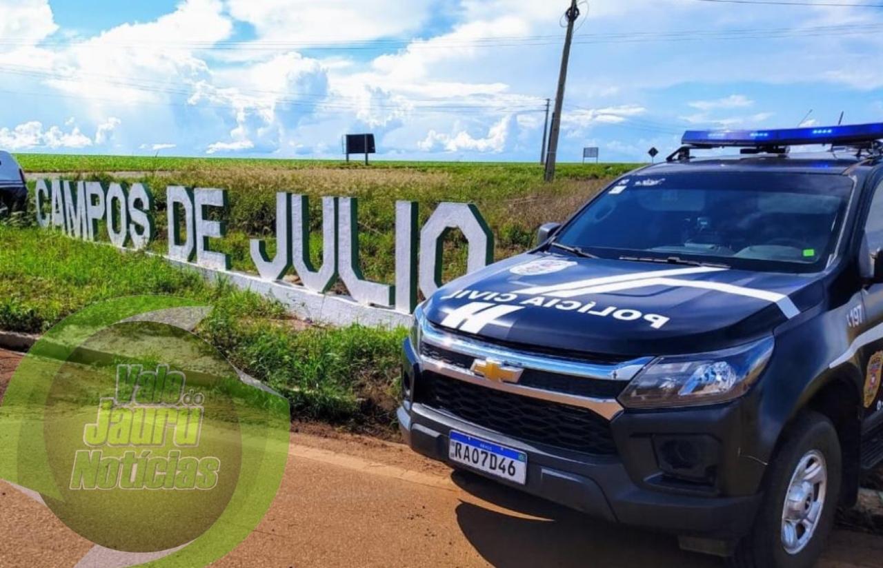 Em Campos de Júlio, homem considerado de alta periculosidade tem prisão cumprida pela Polícia Civil