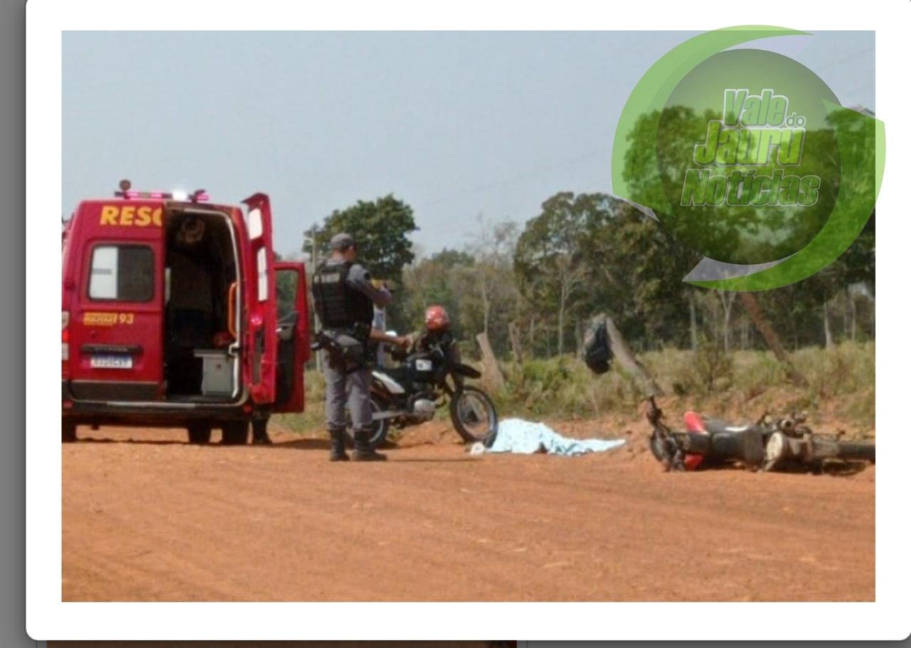 Motociclista é encontrado morto em estrada rural no Assentamento Paiol, em Cáceres