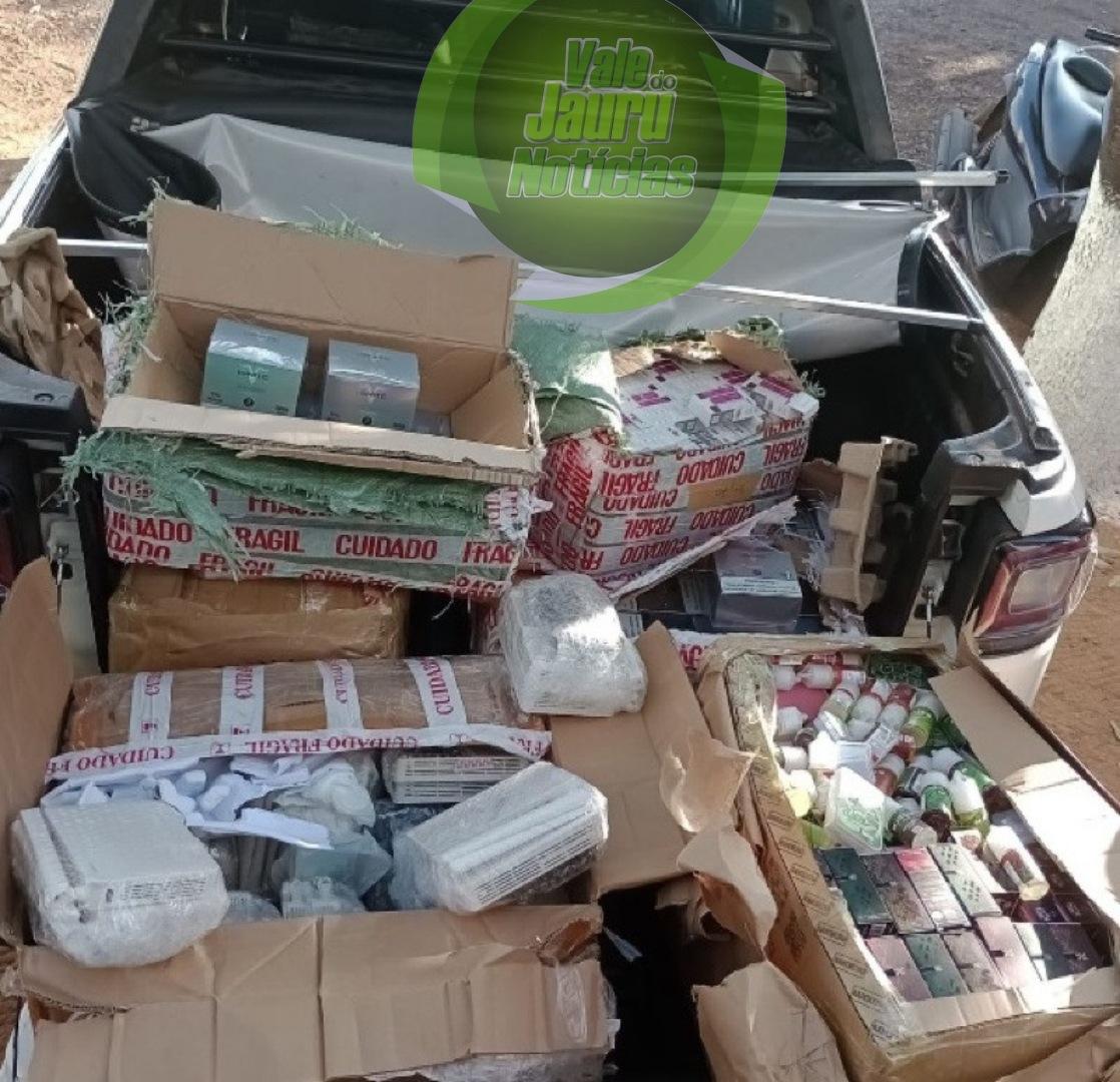 Mulher com R$ 100 mil em cigarros eletrônicos tenta subornar PM e vai presa