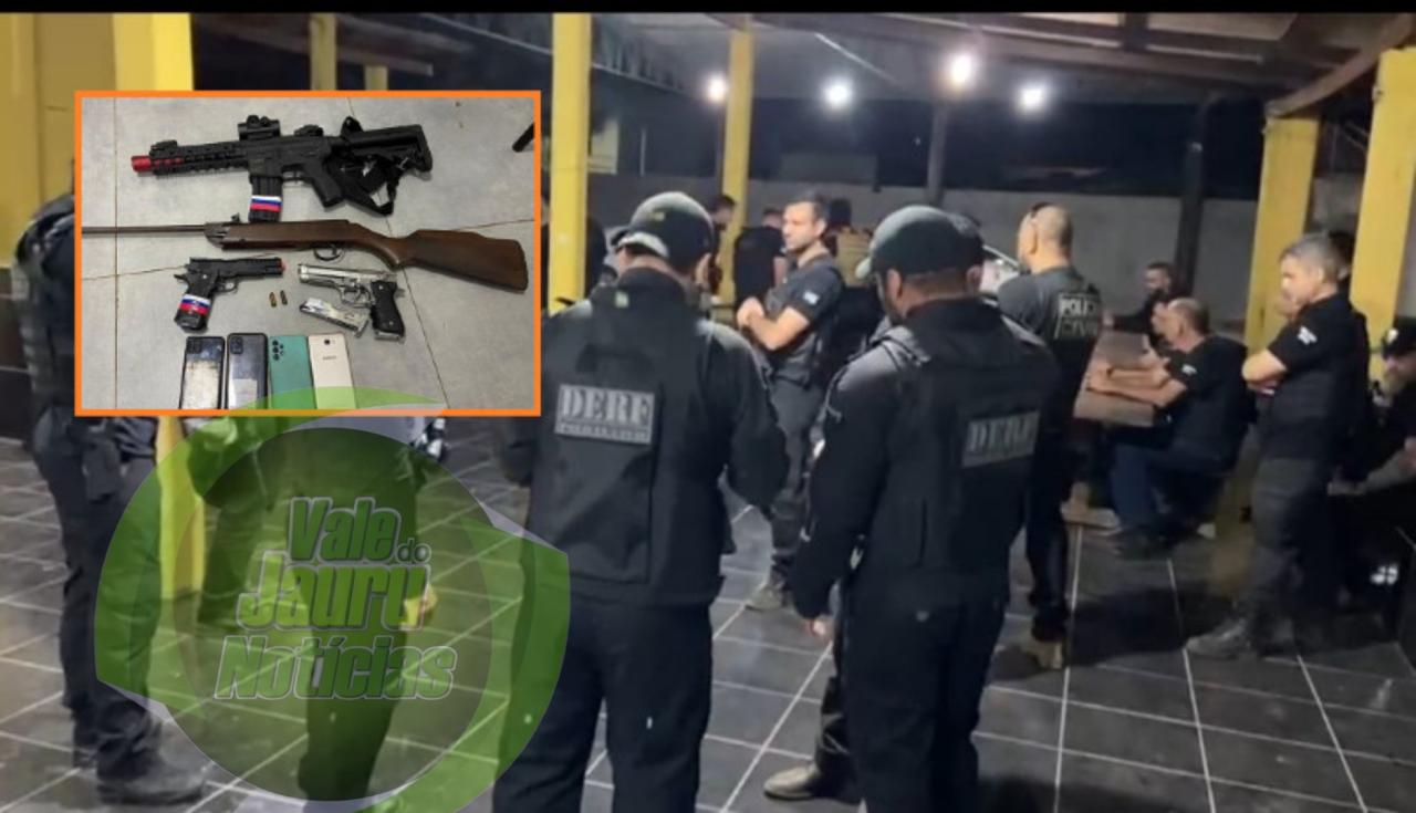 Oito traficantes são presos durante segunda fase da Operação Conexão 15 em Sinop. Drogas e armas foram apreendidas