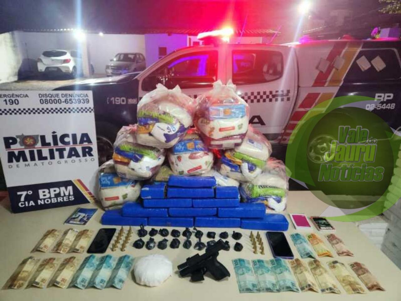 Faccionado é preso com drogas e 20 cestas básicas que utilizava para “conquistar” apoio de famílias