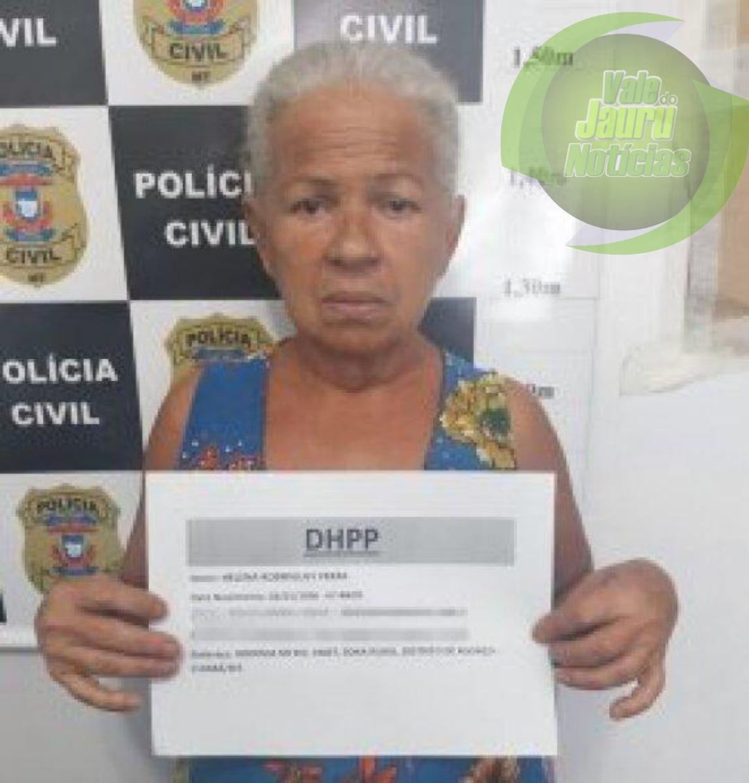 Idosa condenada pela morte da amante do marido é presa em Cuiabá