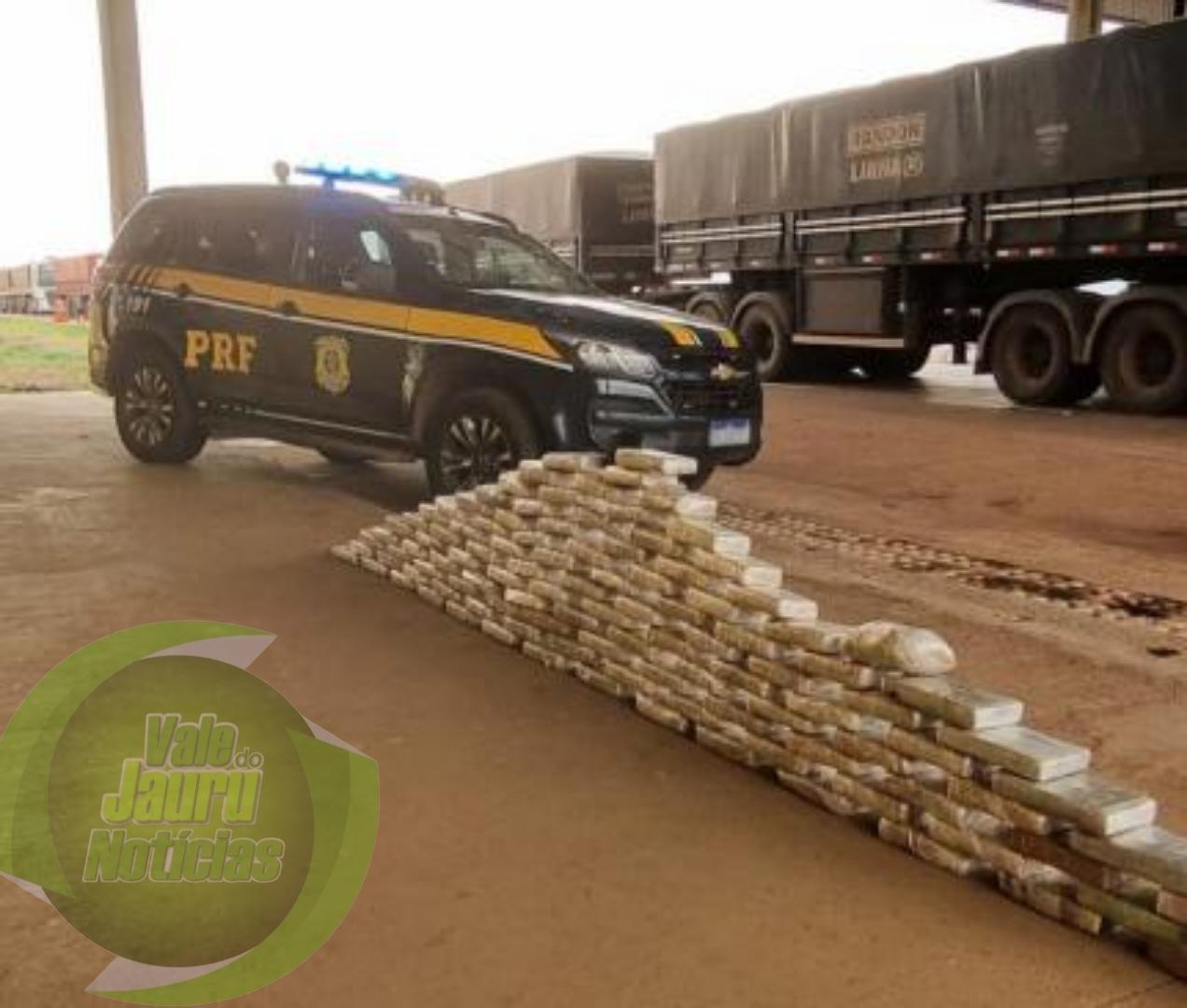 PRF apreende 118kg de cocaína avaliada em R$ 32 milhões na BR 364