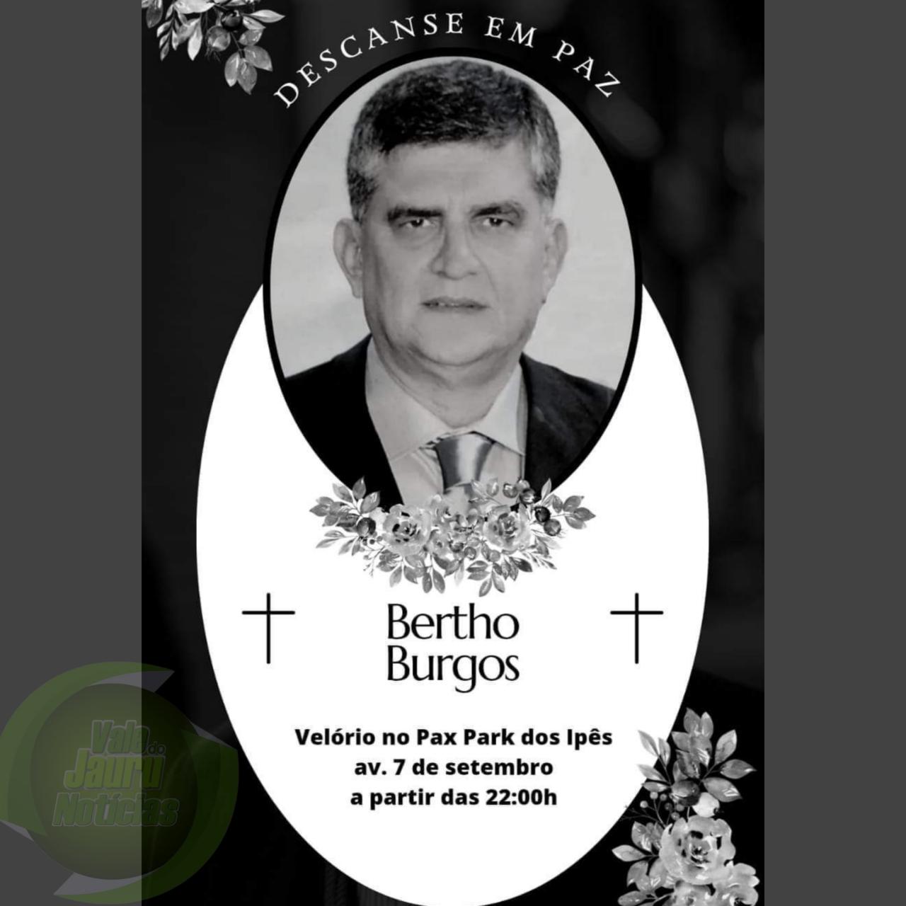 Falece em Cáceres o médico Bertho Burgos que atuava na cidade há mais de 30 anos