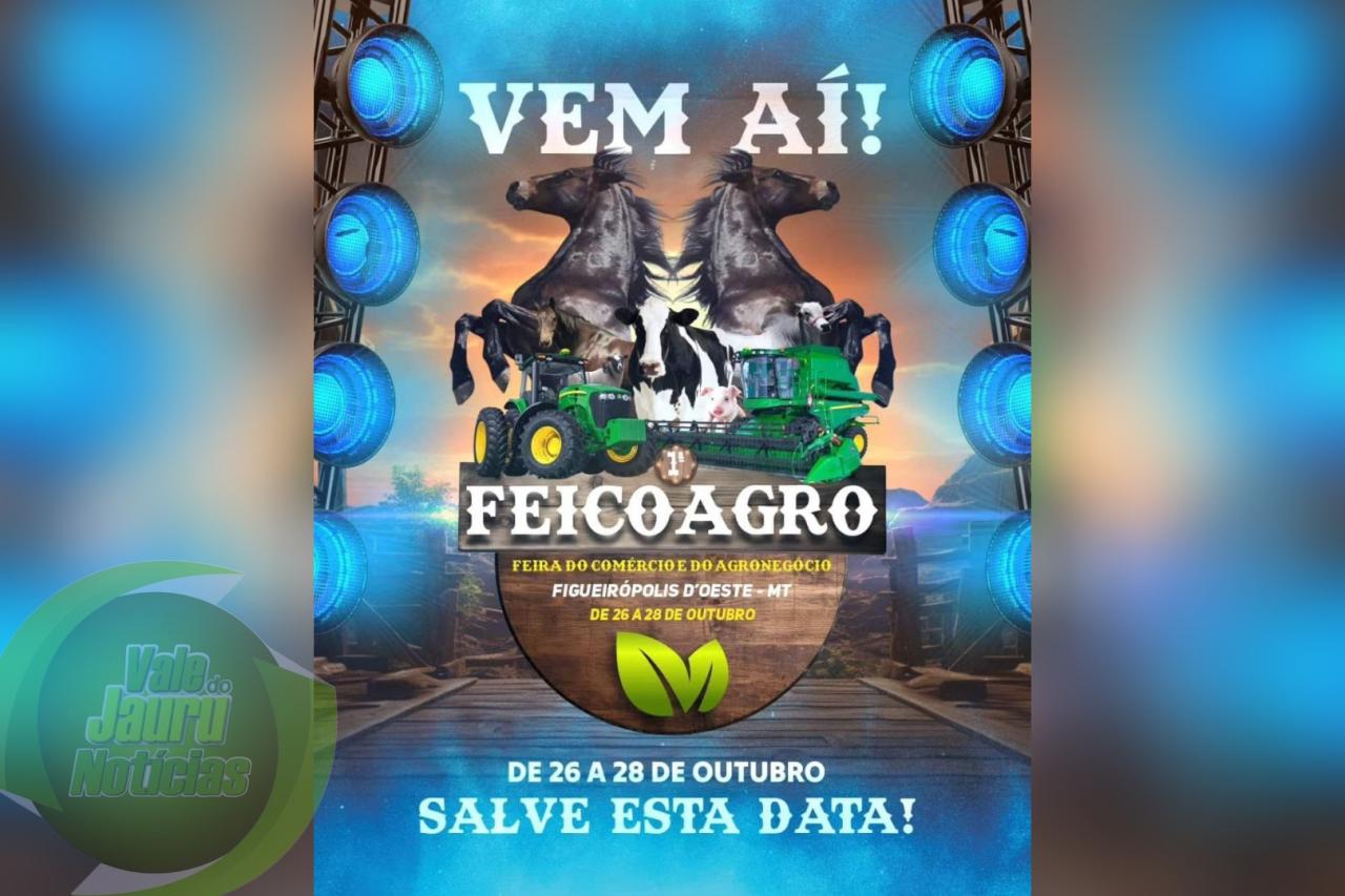 FEICOAGRO em Figueirópolis D'Oeste acontecerá nos dias 26 à 28 de Outubro