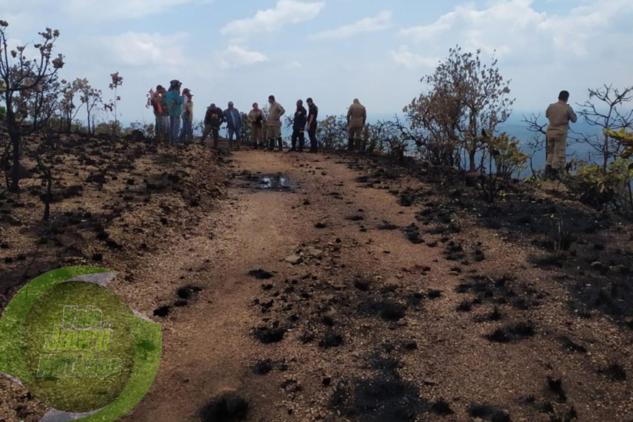 Incêndio é extinto em região de cavernas em Chapada dos Guimarães