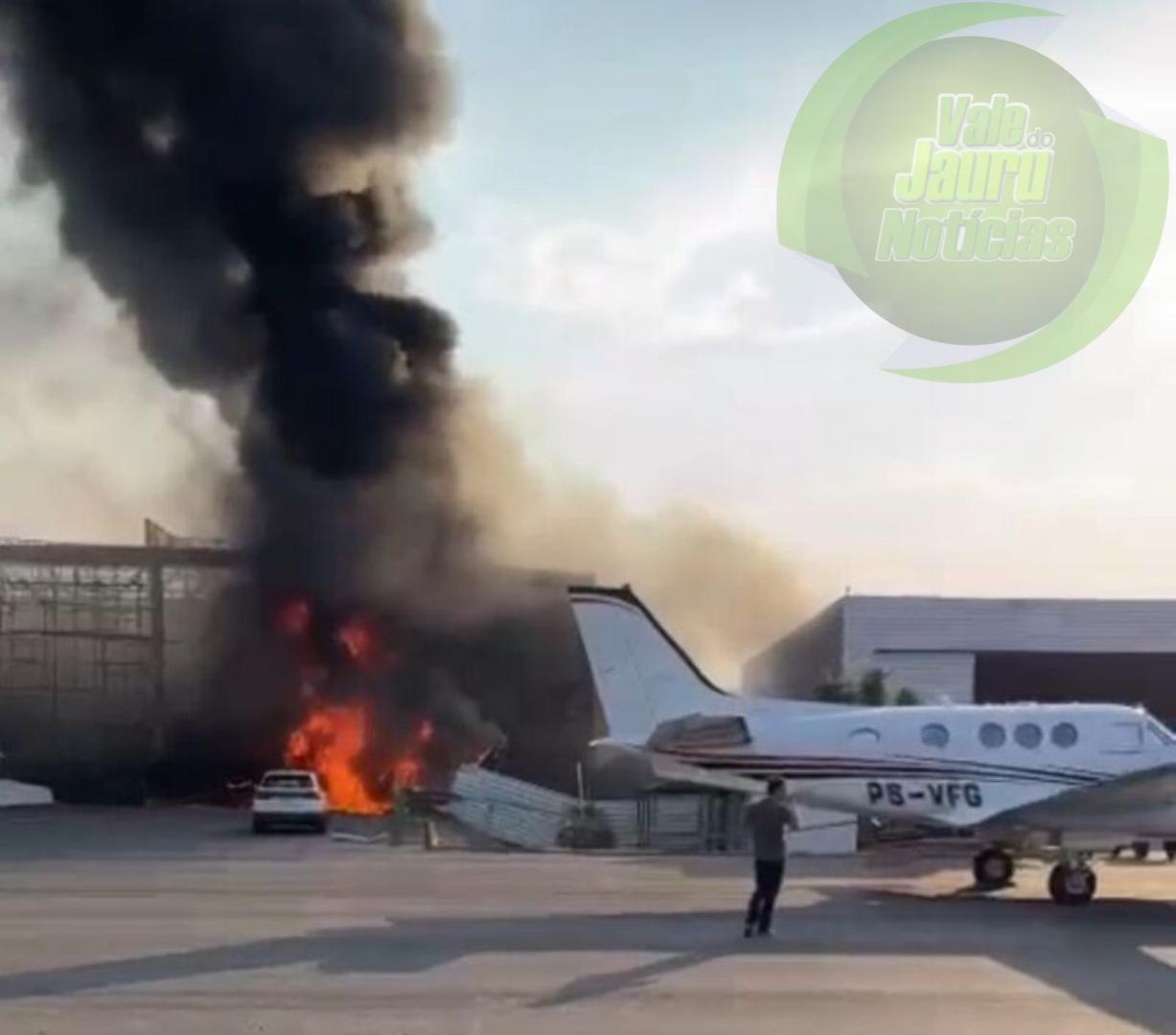 Piloto e trabalhador morrem em acidente no aeródromo da Bom Futuro. Avião bateu no chão e explodiu.