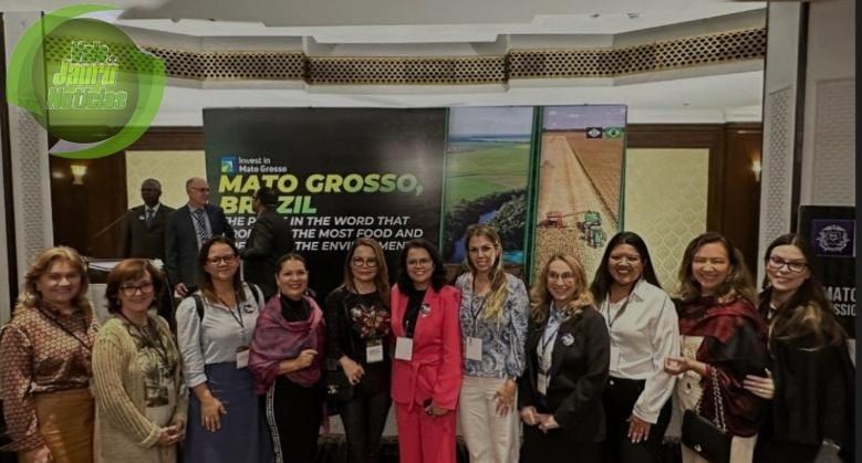 Na Índia, primeira-dama de MT destaca significativa participação das mulheres à frente de instituições e entidades