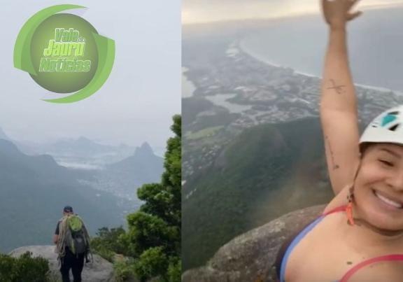 Turista de MT grava momento que raio cai e mata guia no Rio de Janeiro