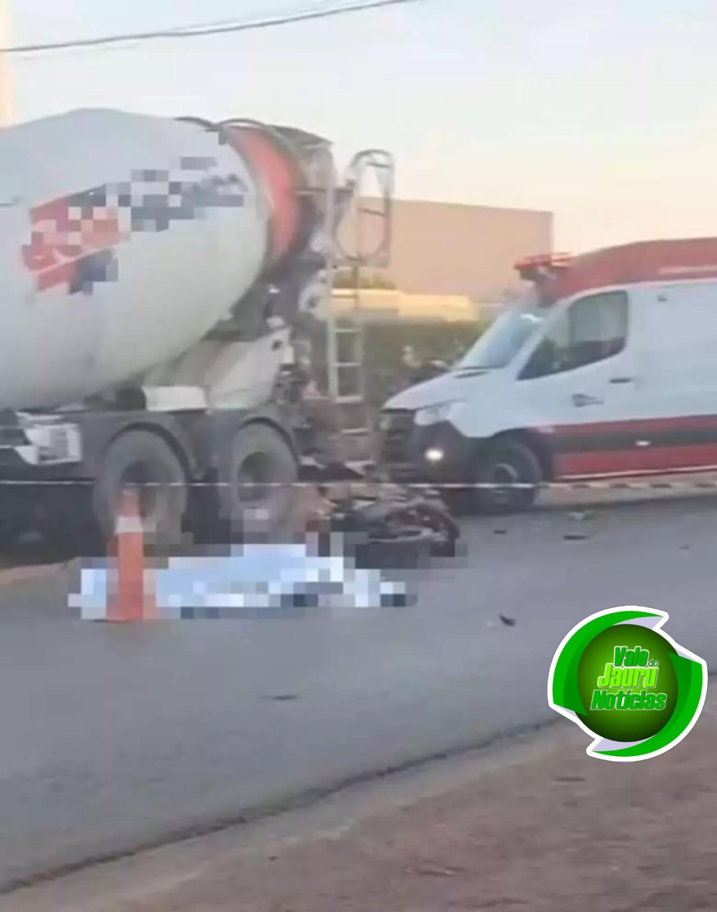 Casal morre em trágico acidente entre moto e caminhão em Cuiabá